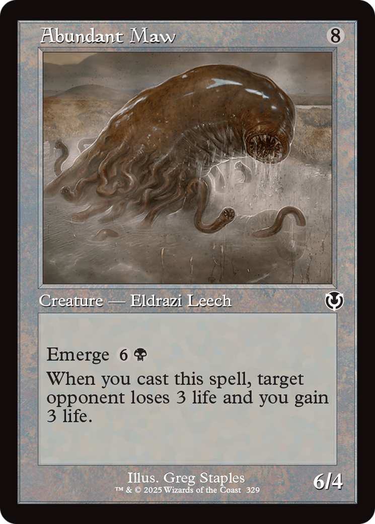 Abundant Maw (Retro Frame) (INR-329)  - Innistrad Remastered