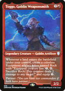 Toggo, Goblin Weaponsmith (Foil Etched) (CMR-576)  Foil - Commander Legends
