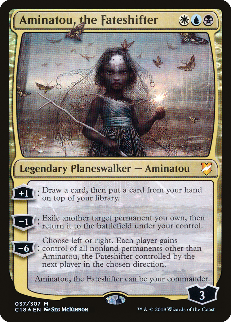 Aminatou, the Fateshifter (C18-037)  Foil - Commander 2018