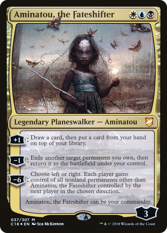 Aminatou, the Fateshifter (C18-037)  Foil - Commander 2018