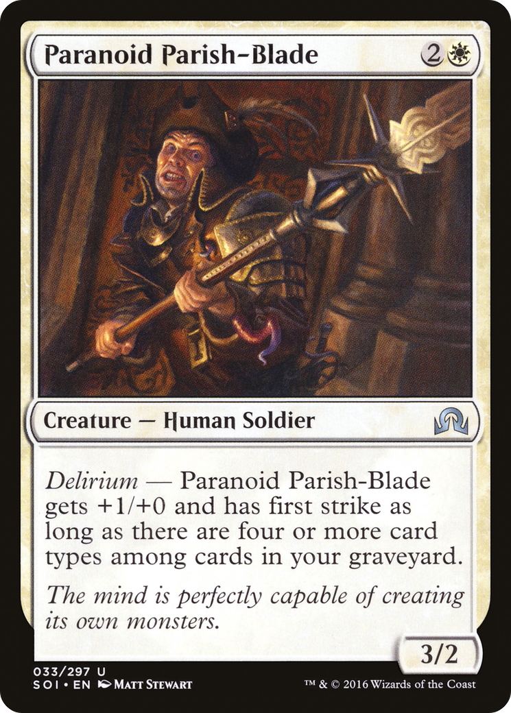 Paranoid Parish-Blade (SOI-033) - Shadows over Innistrad