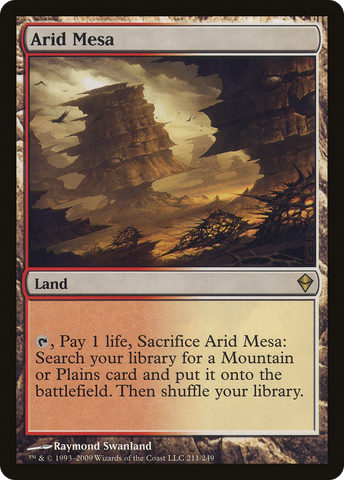 Arid Mesa (ZEN-211) - Zendikar Foil