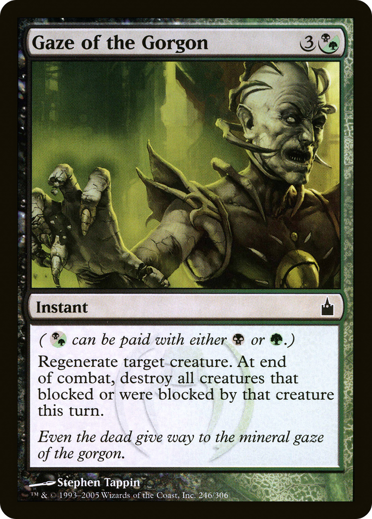 Gaze of the Gorgon (RAV-246)  - Ravnica: City of Guilds