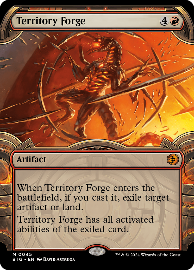 Territory Forge (Showcase) (BIG-045)  Foil - The Big Score: (Showcase)