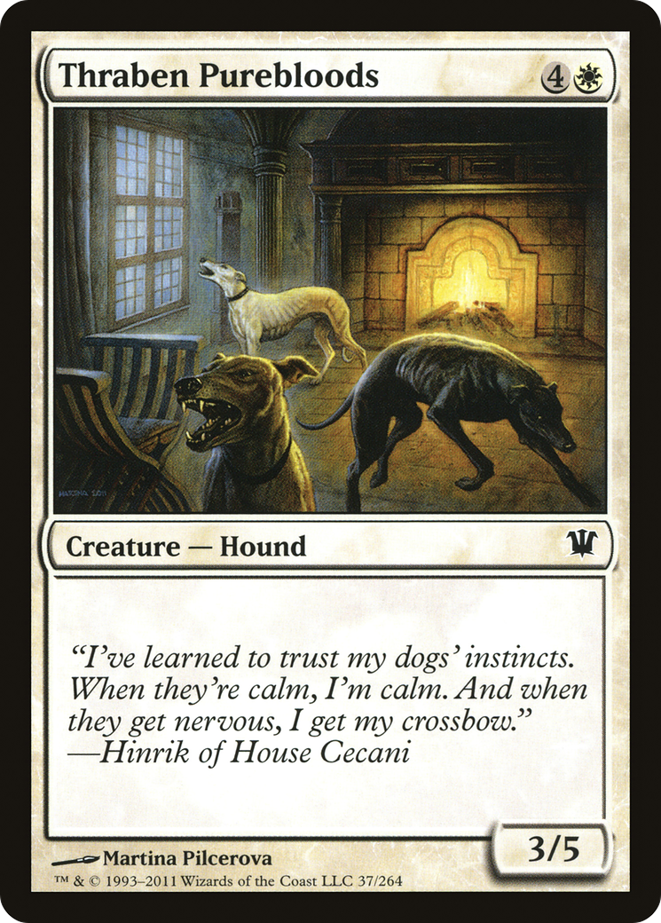 Thraben Purebloods (ISD-037)  Foil - Innistrad