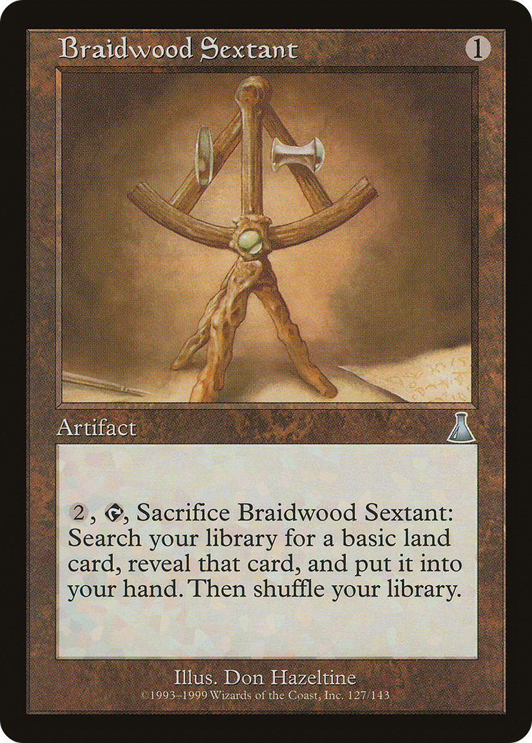 Braidwood Sextant (UDS-127)  Foil - Urza's Destiny