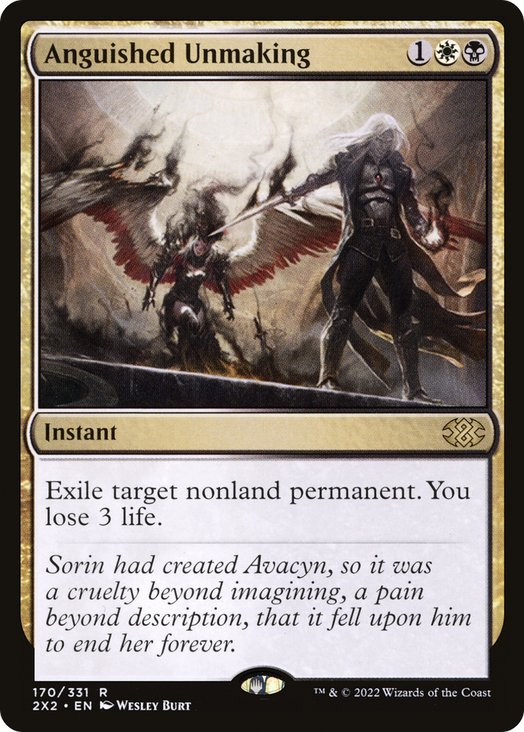 Anguished Unmaking (2X2-170)  Foil - Double Masters 2022