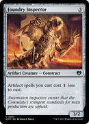 Foundry Inspector (CMM-385)  Foil - Commander Masters