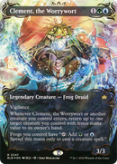 Clement, the Worrywort (Borderless) (Raised Foil) (BLB-347)  Foil - Bloomburrow: (Showcase)