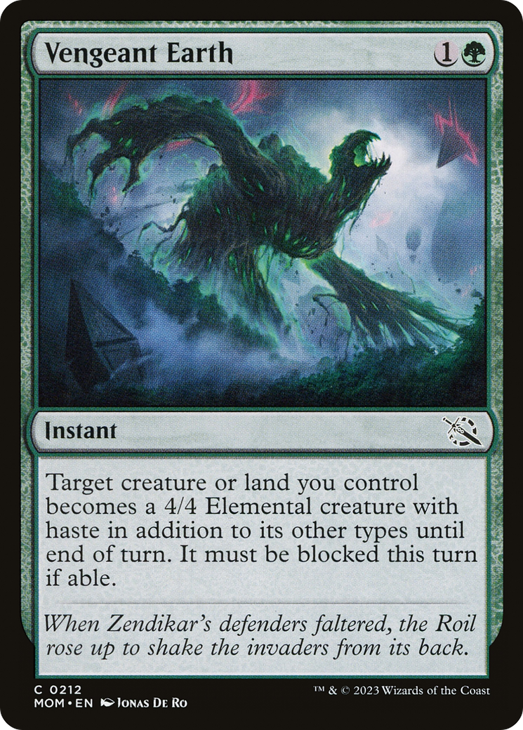 Vengeant Earth (MOM-212) - March of the Machine Foil