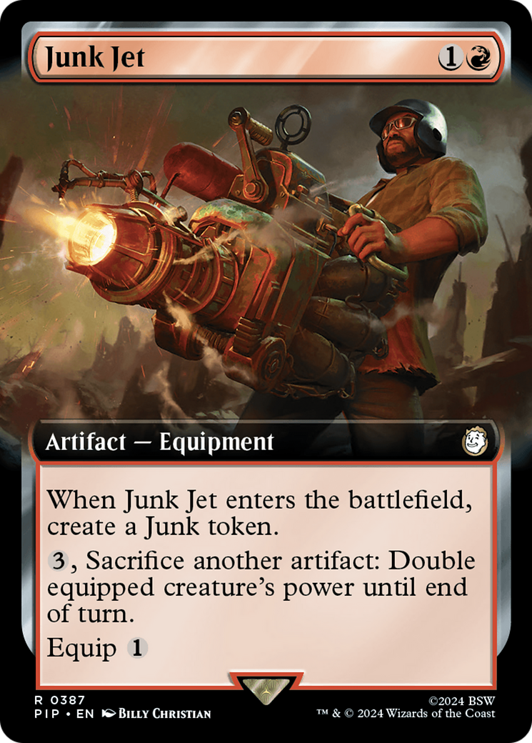 Junk Jet (Extended Art) (PIP-387) - Fallout: (Extended Art) Foil