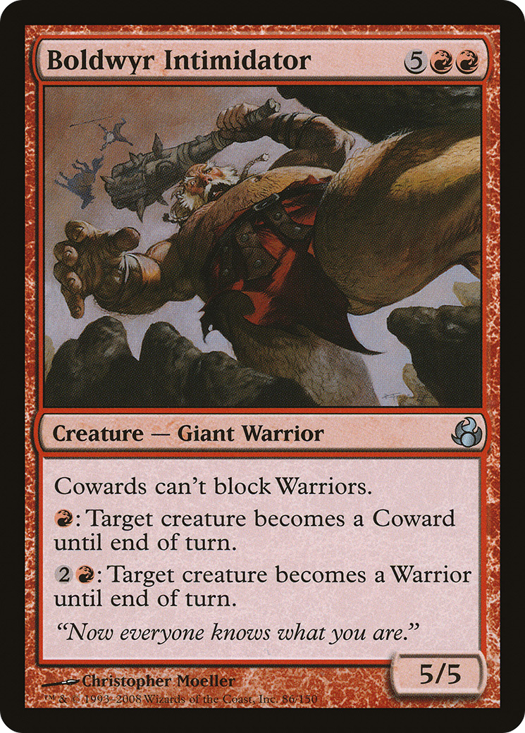 Boldwyr Intimidator (MOR-086)  Foil - Morningtide