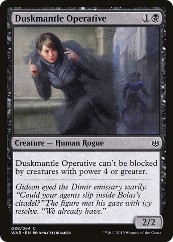 Duskmantle Operative (WAR-088)  - War of the Spark