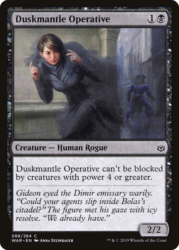 Duskmantle Operative (WAR-088)  Foil - War of the Spark