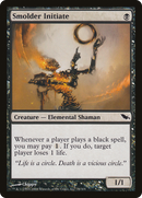 Smolder Initiate (SHM-078)  Foil - Shadowmoor