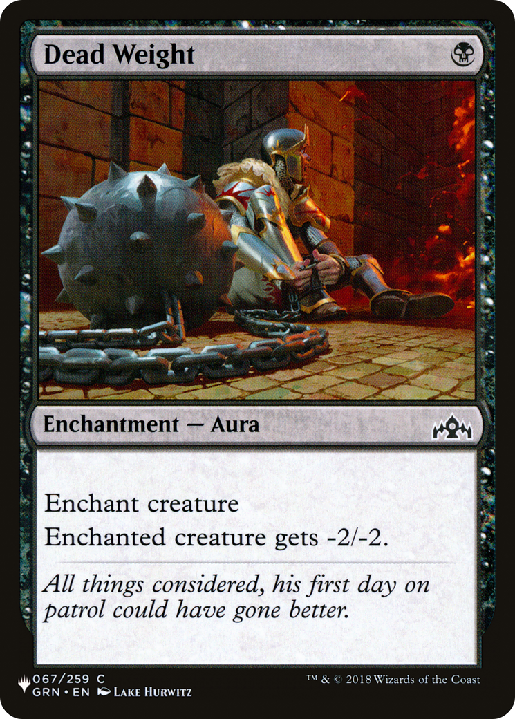 Dead Weight (LIST-GRN-67)  - The List
