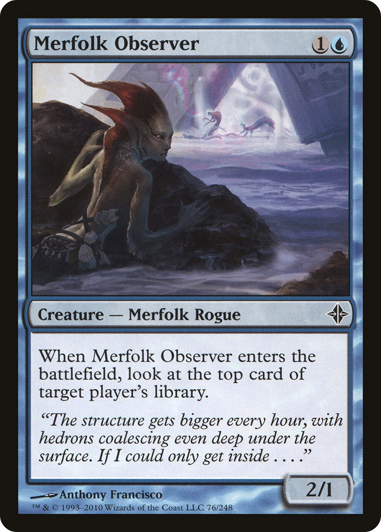 Merfolk Observer (ROE-076)  Foil - Rise of the Eldrazi