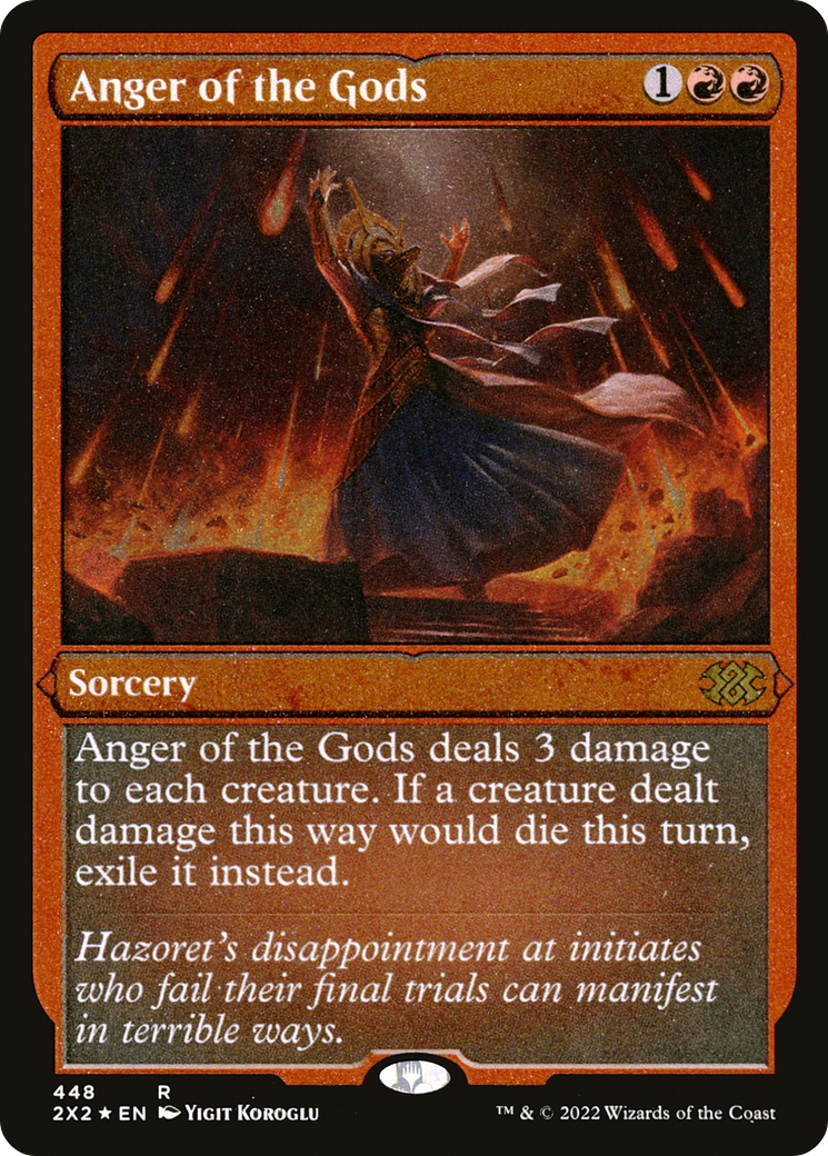 Anger of the Gods (Foil Etched) (2X2-448)  Foil - Double Masters 2022