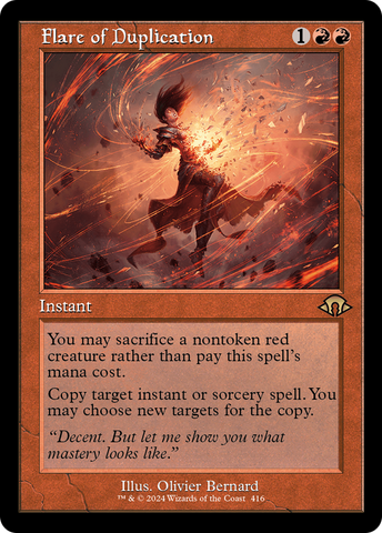 Flare of Duplication (Retro Frame) (MH3-416)  Foil - Modern Horizons 3