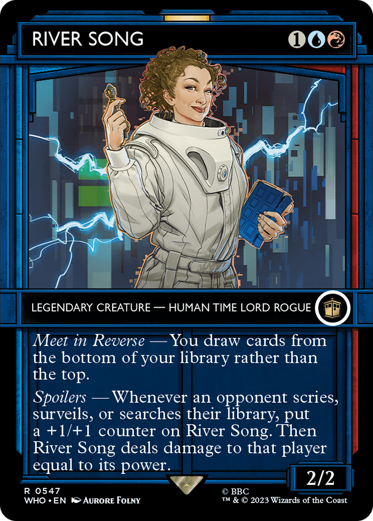 River Song (Showcase) (WHO-547)  - Doctor Who: (Showcase) (Borderless)