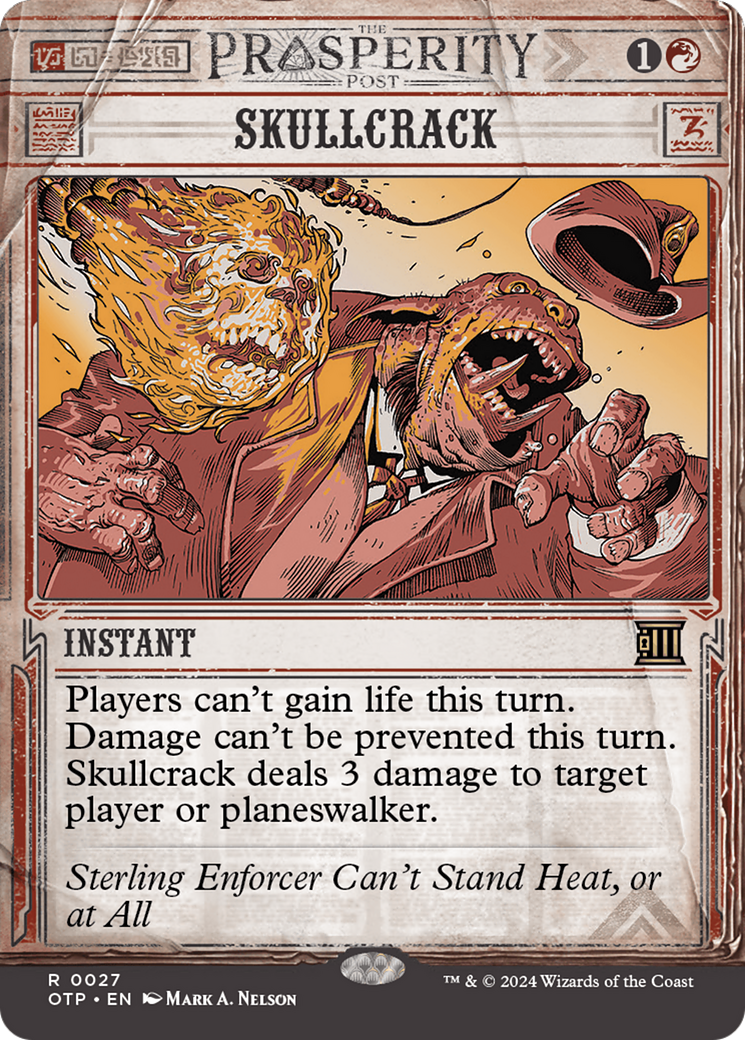 Skullcrack (OTP-027)  - Breaking News: (Showcase) (Borderless)