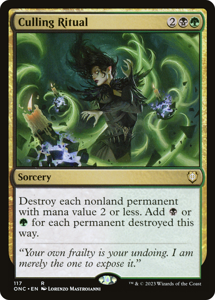 Culling Ritual (ONC-117)  - Phyrexia: All Will Be One Commander