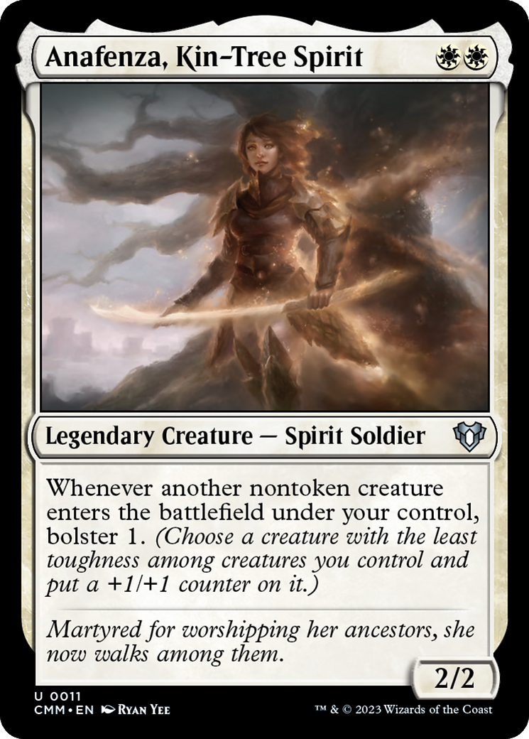 Anafenza, Kin-Tree Spirit (CMM-011)  Foil - Commander Masters