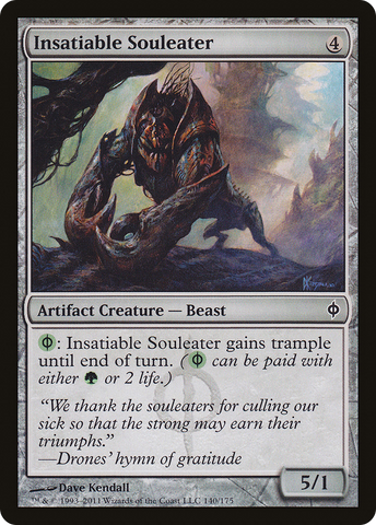 Insatiable Souleater (NPH-140)  Foil - New Phyrexia