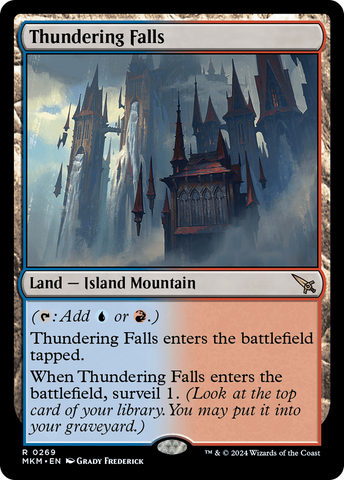 Thundering Falls (MKM-269)  Foil - Murders at Karlov Manor