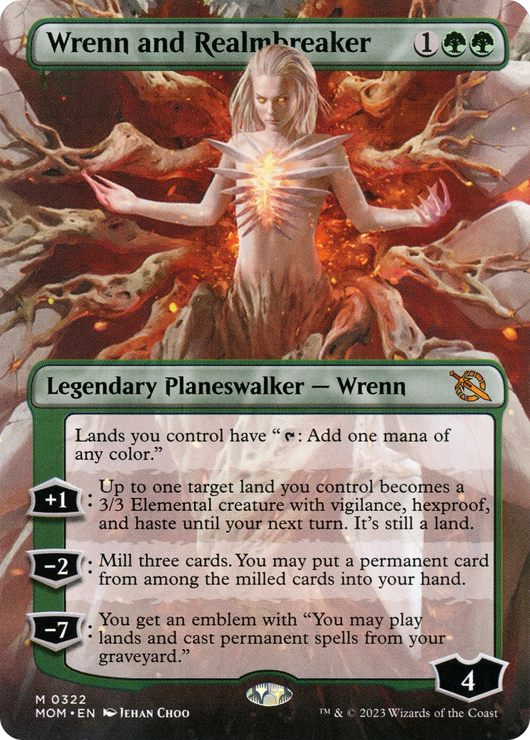 Wrenn and Realmbreaker (Borderless) (MOM-322)  - March of the Machine