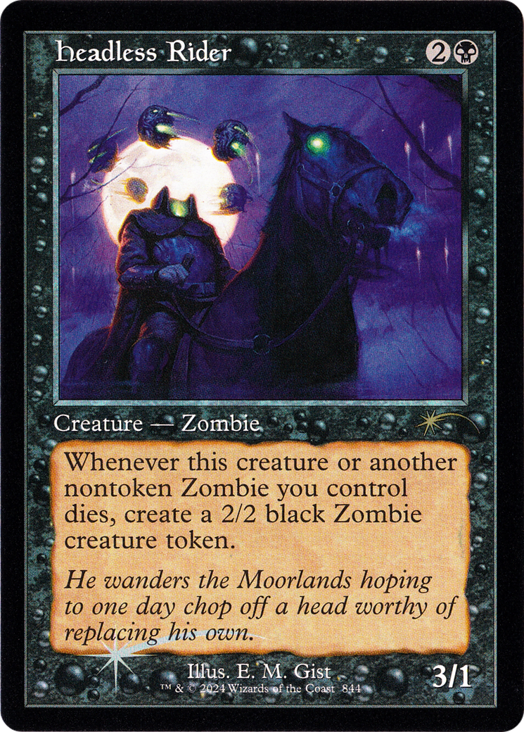 Headless Rider (Retro Frame) (SLD-844)  Foil - Secret Lair Drop