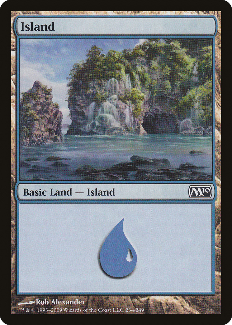 Island (234) (M10-234)  Foil - Magic 2010