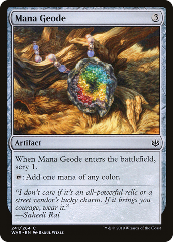 Mana Geode (WAR-241)  - War of the Spark
