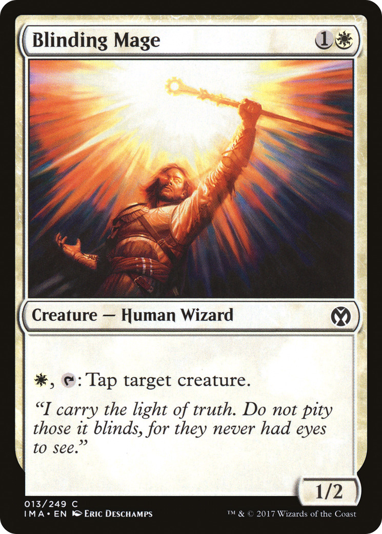 Blinding Mage (IMA-013)  Foil - Iconic Masters