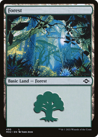 Forest (490) (MH2-490)  Foil - Modern Horizons 2