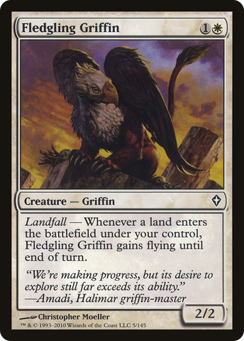 Fledgling Griffin (WWK-005) - Worldwake Foil