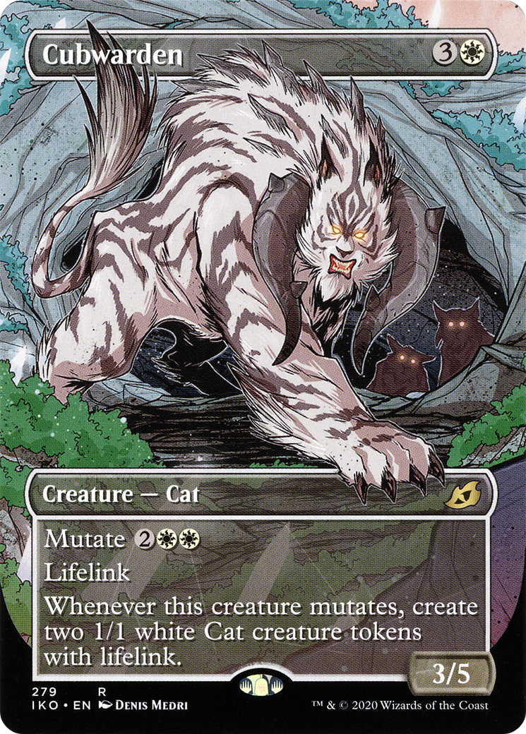 Cubwarden (Showcase) (IKO-279)  Foil - Ikoria: Lair of Behemoths: (Showcase) (Borderless)