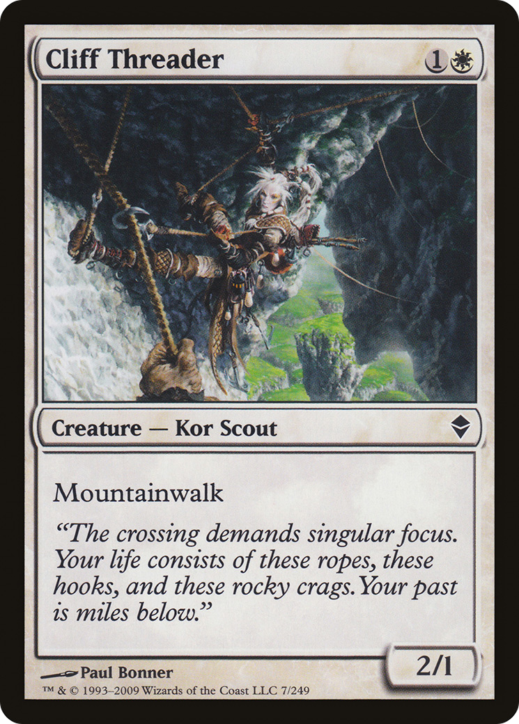 Cliff Threader (ZEN-007)  Foil - Zendikar