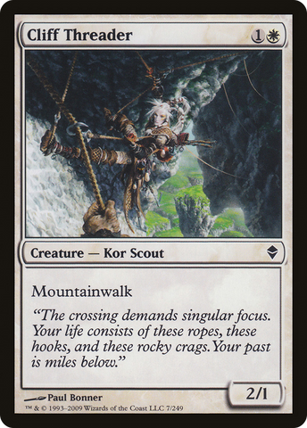 Cliff Threader (ZEN-007)  Foil - Zendikar