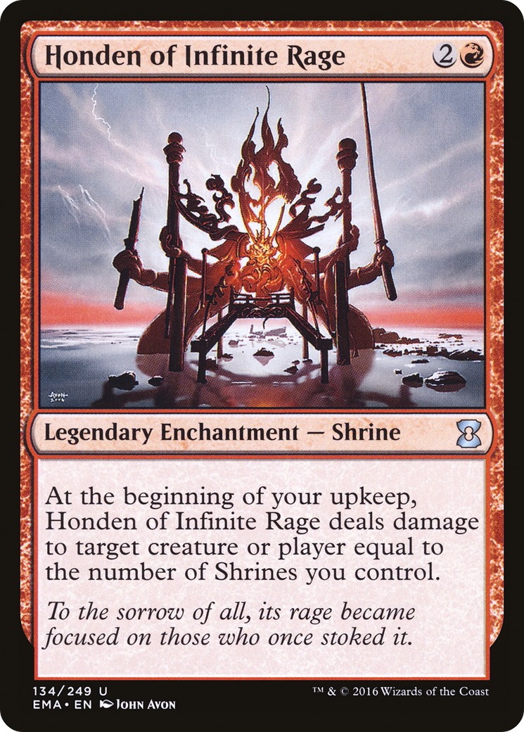 Honden of Infinite Rage (EMA-134)  Foil - Eternal Masters