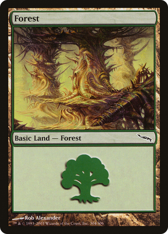Forest (304) (MRD-304)  - Mirrodin