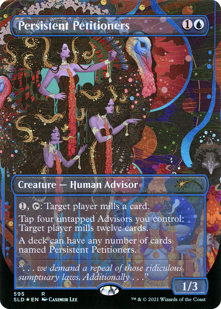 Persistent Petitioners (595) (SLD-595)  Foil - Secret Lair Drop (Borderless)
