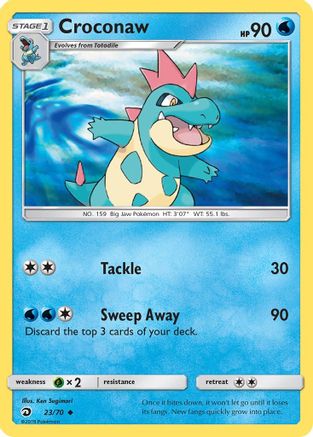 Croconaw 023/70  Dragon Majesty - Uncommon