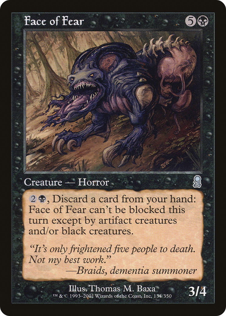 Face of Fear (ODY-134)  - Odyssey
