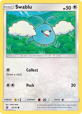 Swablu (56/70) [Sun & Moon: Dragon Majesty]