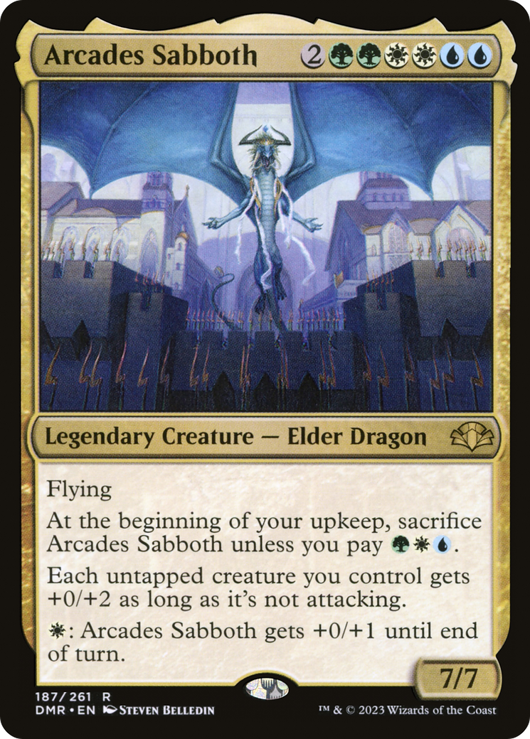 Arcades Sabboth (DMR-187)  Foil - Dominaria Remastered
