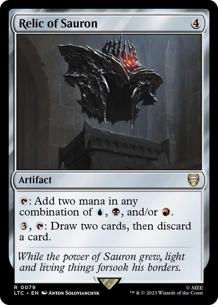 Relic of Sauron (LTC-079)  - Tales of Middle-earth Commander