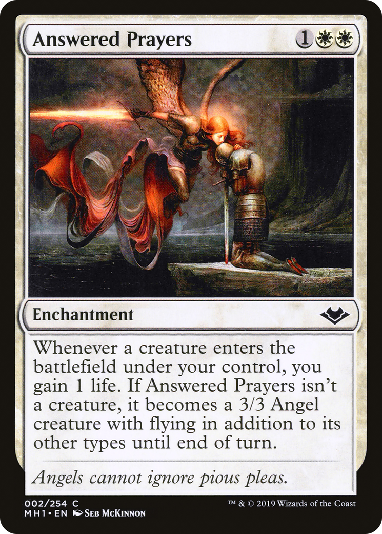 Answered Prayers (MH1-002)  Foil - Modern Horizons