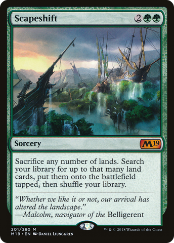 Scapeshift (M19-201)  - Core Set 2019
