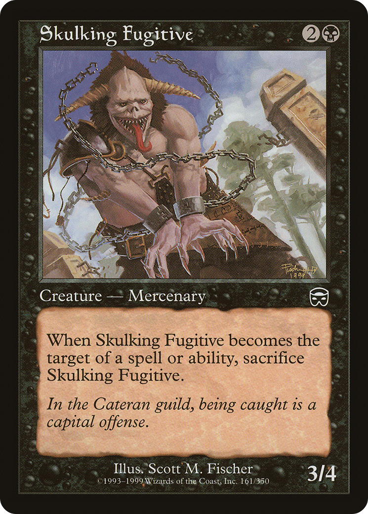Skulking Fugitive (MMQ-161)  Foil - Mercadian Masques